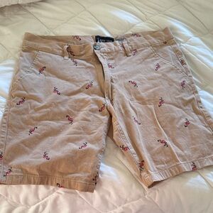 Vans Beige Flamingo Pattern Men's Shorts